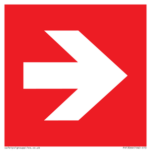 Right arrow (white on red background)